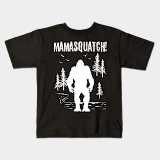 Mama Squatch Bigfoot Kids T-Shirt